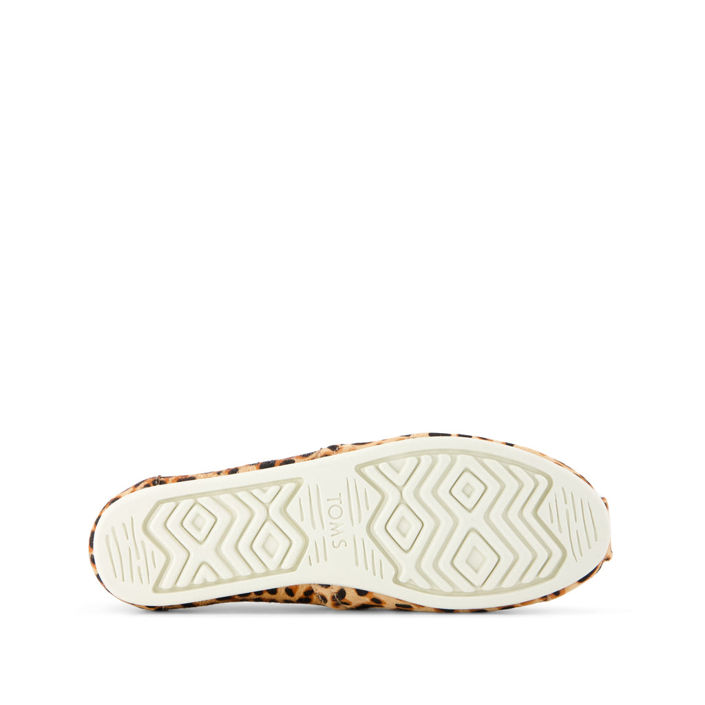 Alpargata Classic - Brown Sugar Leopard Print Hair Leather Bottom Sole View