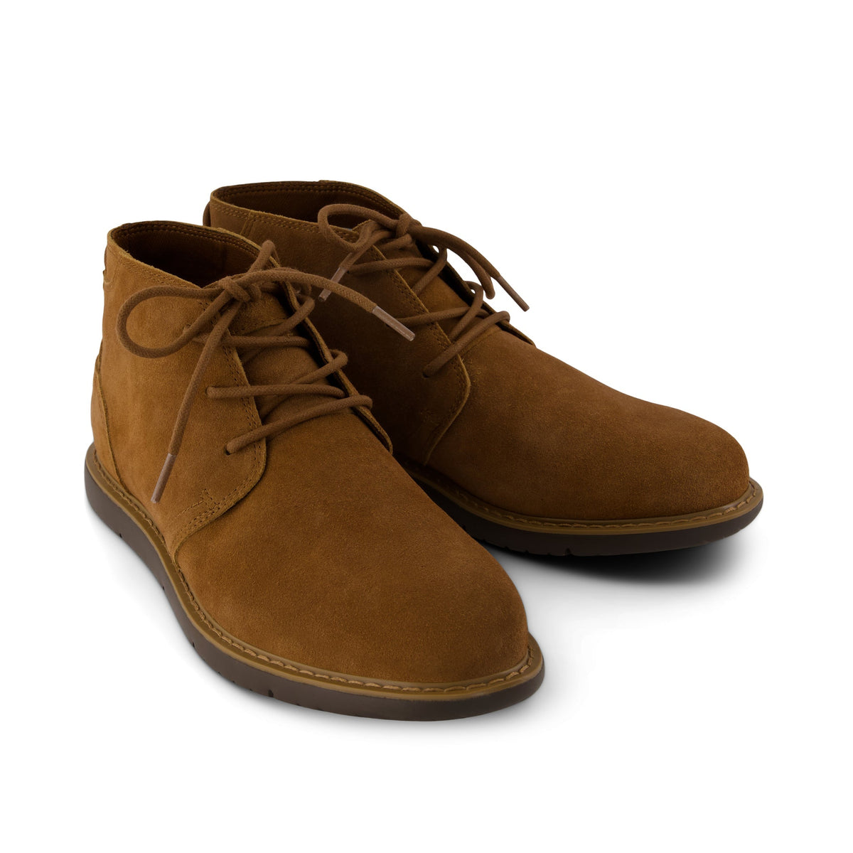 Navi Boot - Water Repellent Walnut Leather Front View