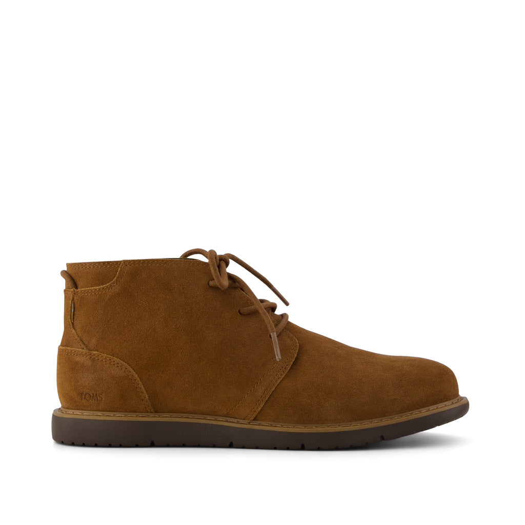 Navi Boot - Water Repellent Walnut Leather Side View