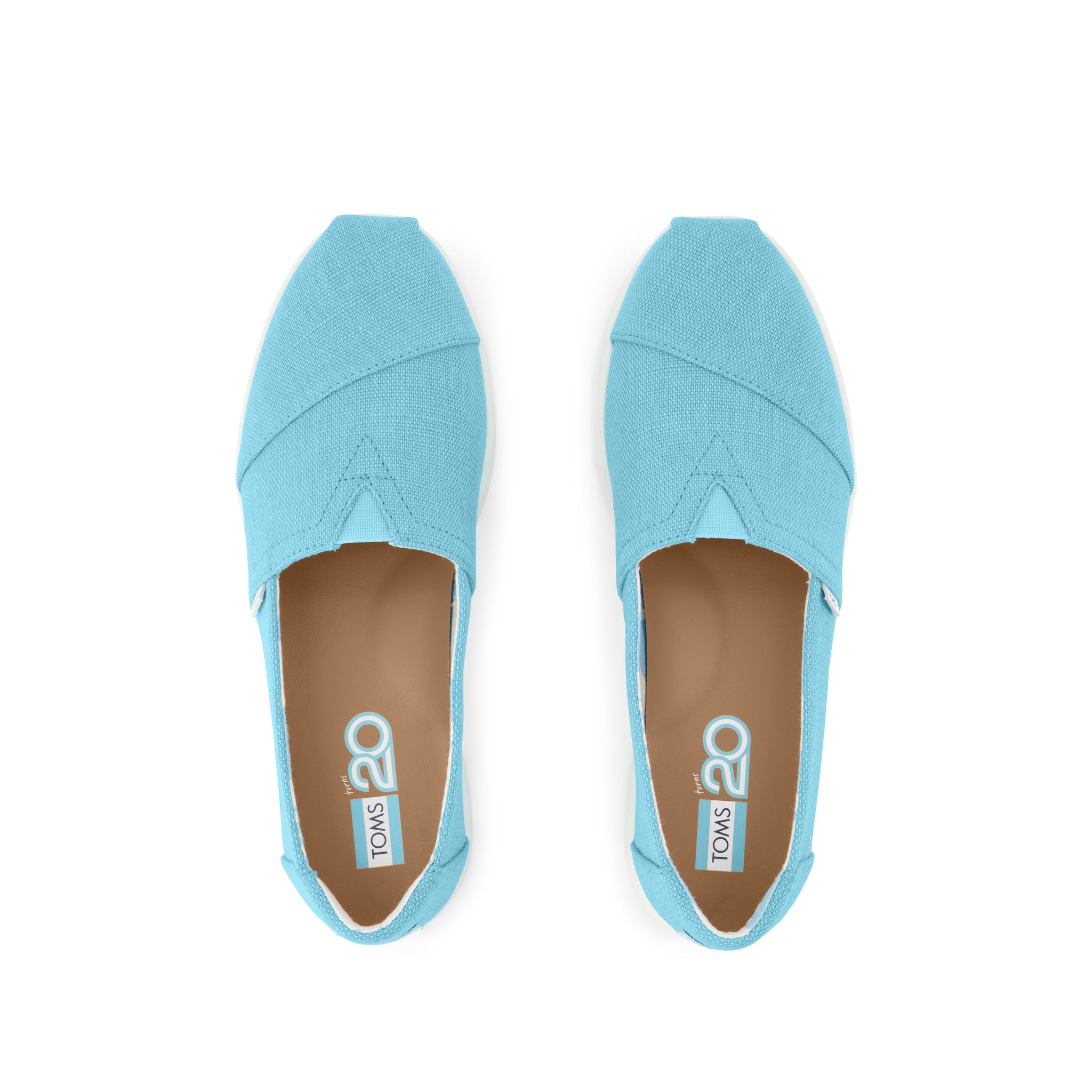 Alpargata Plus - TOMS Blue Top View