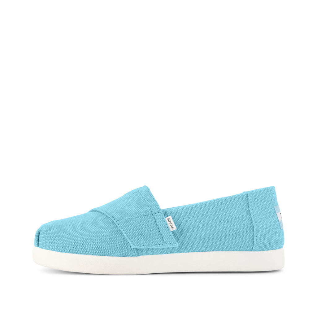 Alpargata  - TOMS Cerulean Blue Heritage Canvas for Toddlers