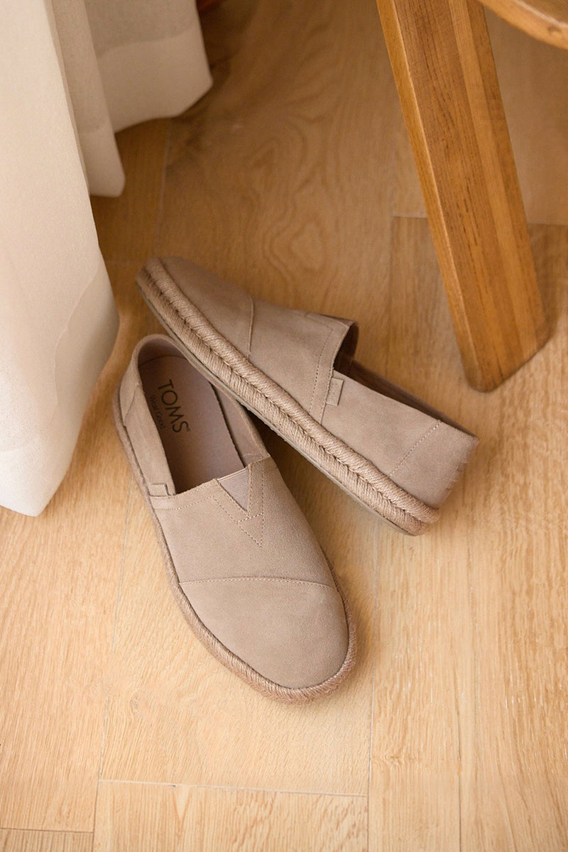 Alpargata Rope 2.0 in dune brown suede laydown