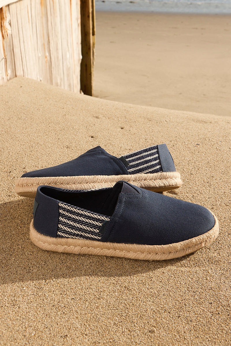 Alpargata Rope 2.0 in navy nautical stripes