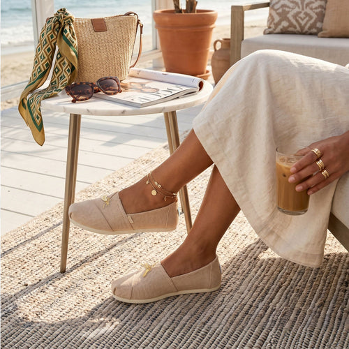 Charm Alpargata - Natural Undyed Heritage Canvas