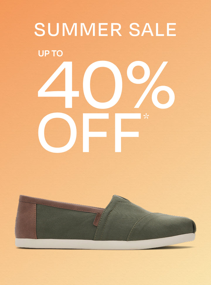 TOMS summer sale, up to 30% off