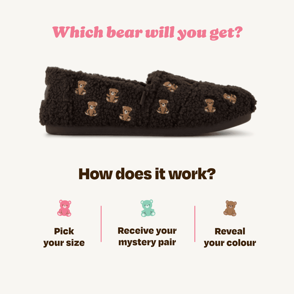 Alpargata Mystery Bag - Surprise Faux Shearling Teddy Bear